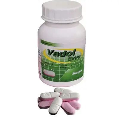 Vadol Extra Vacopharm  Chai 100 viên – Thuốc giảm đau hạ sốt